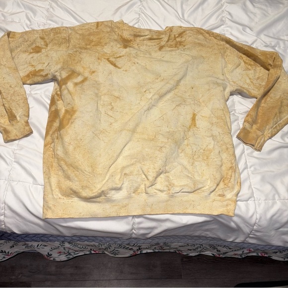Billy Strings Graphic Crewneck Comfort Colors Sweatshirt Large Coffee Stained - Picture 4 of 6